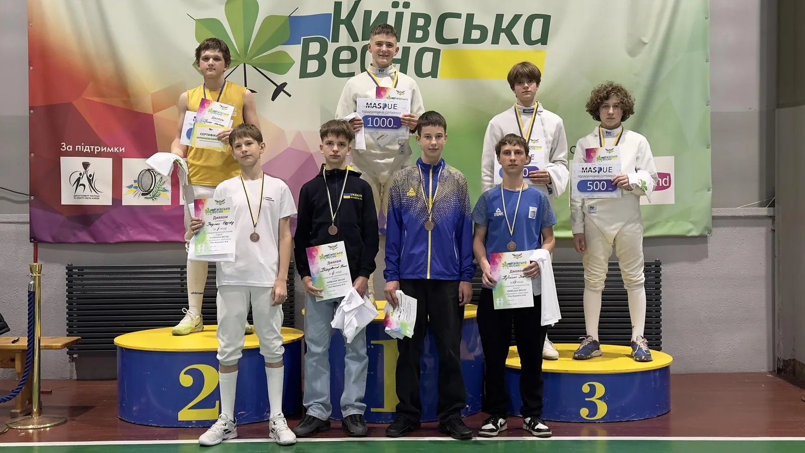 ЛМ 2025 Київ: Шаблісти та шаблістки відкрили «Київську весну»