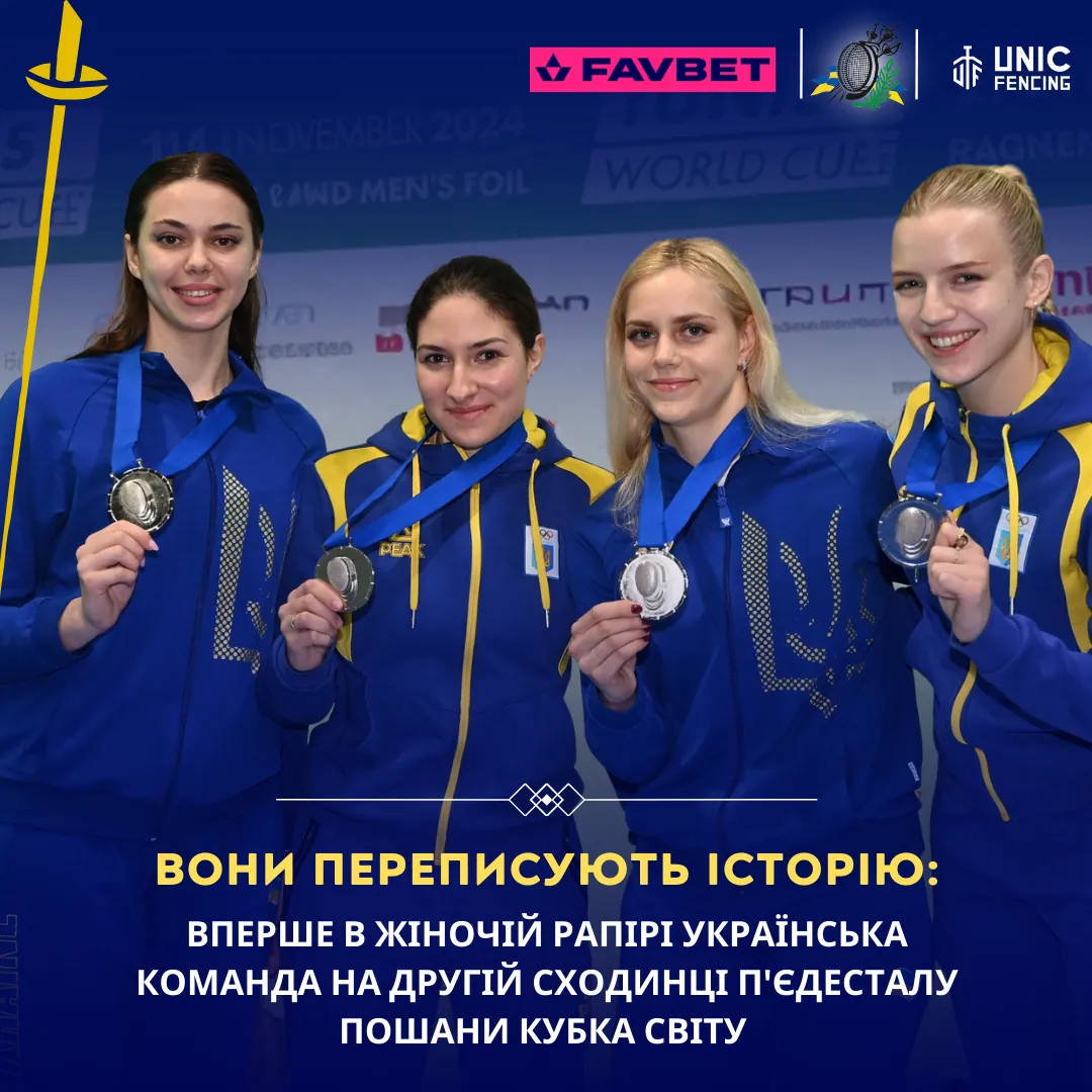 Срібна рапіра: Як українська команда переписує історію Кубка світу