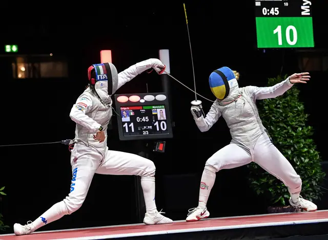 Basel, European Senior Championships In photo: ERRIGO Ariana ITA vs MYRONIUK Daria UKR Photo by Eva Pavía #BizziTeam