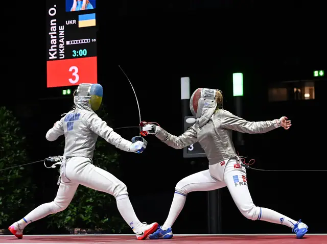 . Saber Women Season 2023-24 In photo: APITHY-BRUNET Manon Photo Augusto Bizzi