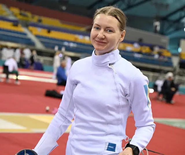 Season 2024-2025 Epee Women In Photo: KRYVYTSKA Olena Photo: Augusto Bizzi