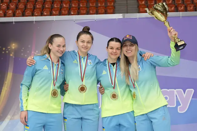Plovdiv 17-19 May 2024 World Cup – Team Women’s Saber In photo: Medal Ceremony Photo Luca Pagliaricci/Bizzi Team